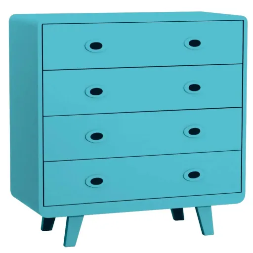 Laurette Commode Toi & Moi, Couleur: Gris vert