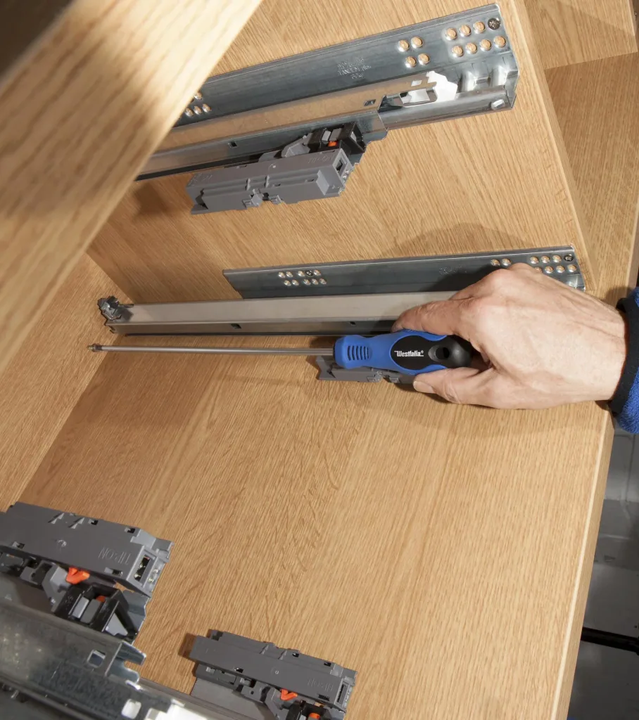 Screwdriver set 6-piece, extra long