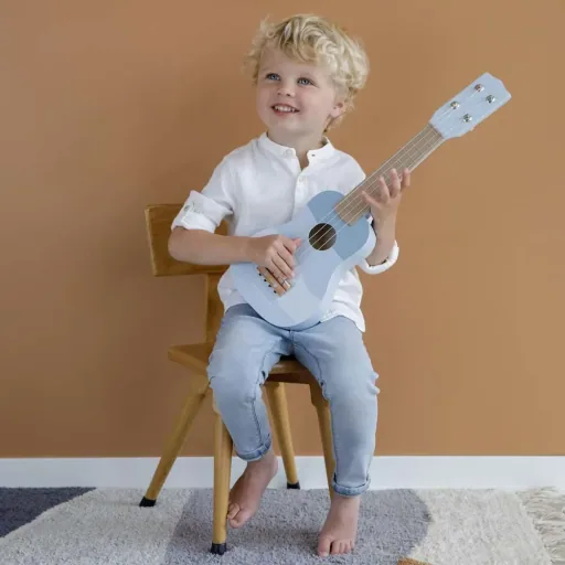 Little Dutch Guitare pour enfants bleu