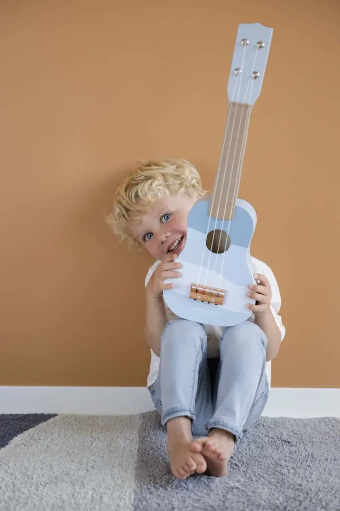 Little Dutch Guitare pour enfants bleu