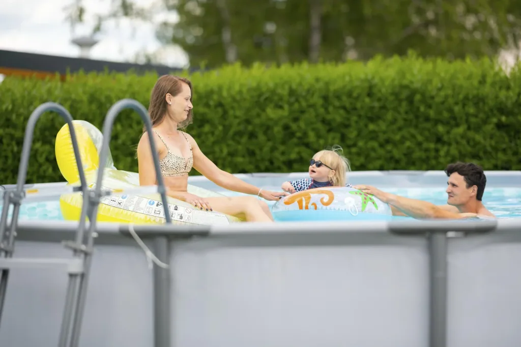 Summer Waves Elite piscine à cadre Ø549 x 132 cm anthracite