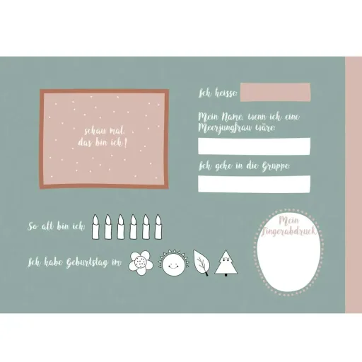 Ava & Yves Jardin d'enfants Livre d'amis Princesse