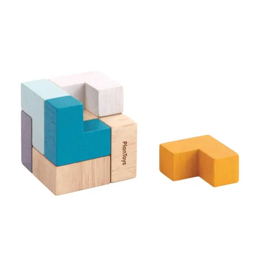 Plan Toys Puzzle Cube enfant bois