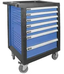 Chariot d'atelier Premium GWSP 07, 250 pièces, avec équipement d'outils