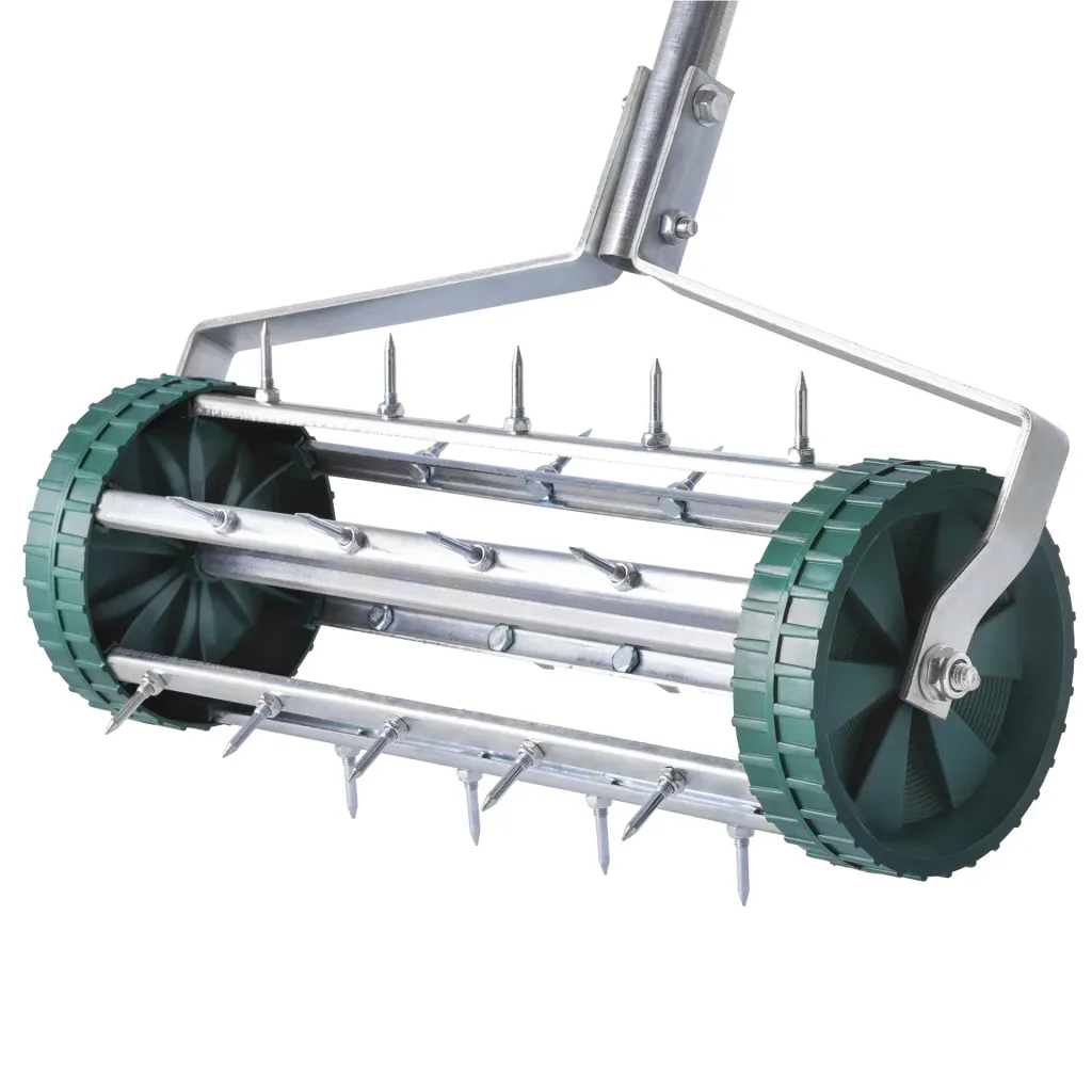 The "ROLLING" lawn aerator