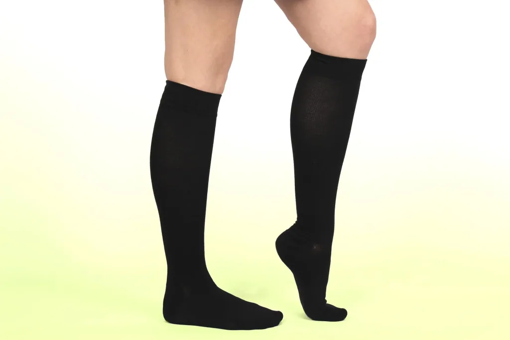 Energy LYCRA support knee socks, black, size 39 - 42, 1 pair