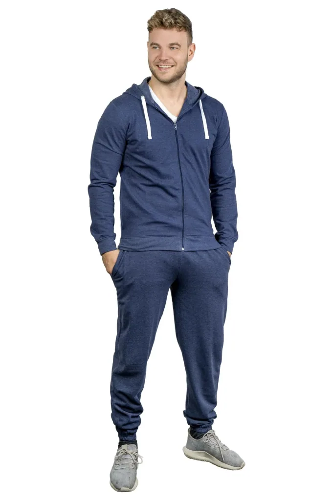 Leisure suit color navy-melange, size M