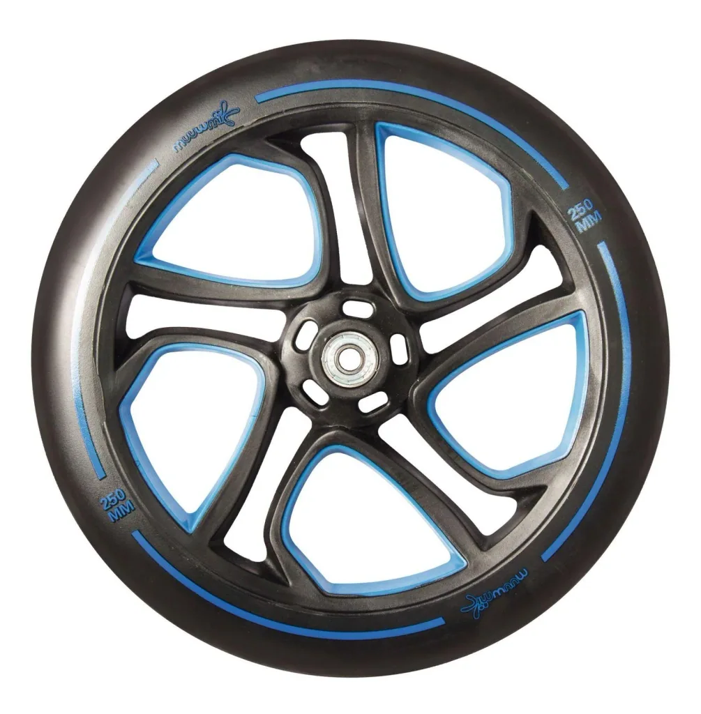 Aluminium Scooter Pro, kick scooter, 250/215 mm, ABEC 7, height adjustable, blue