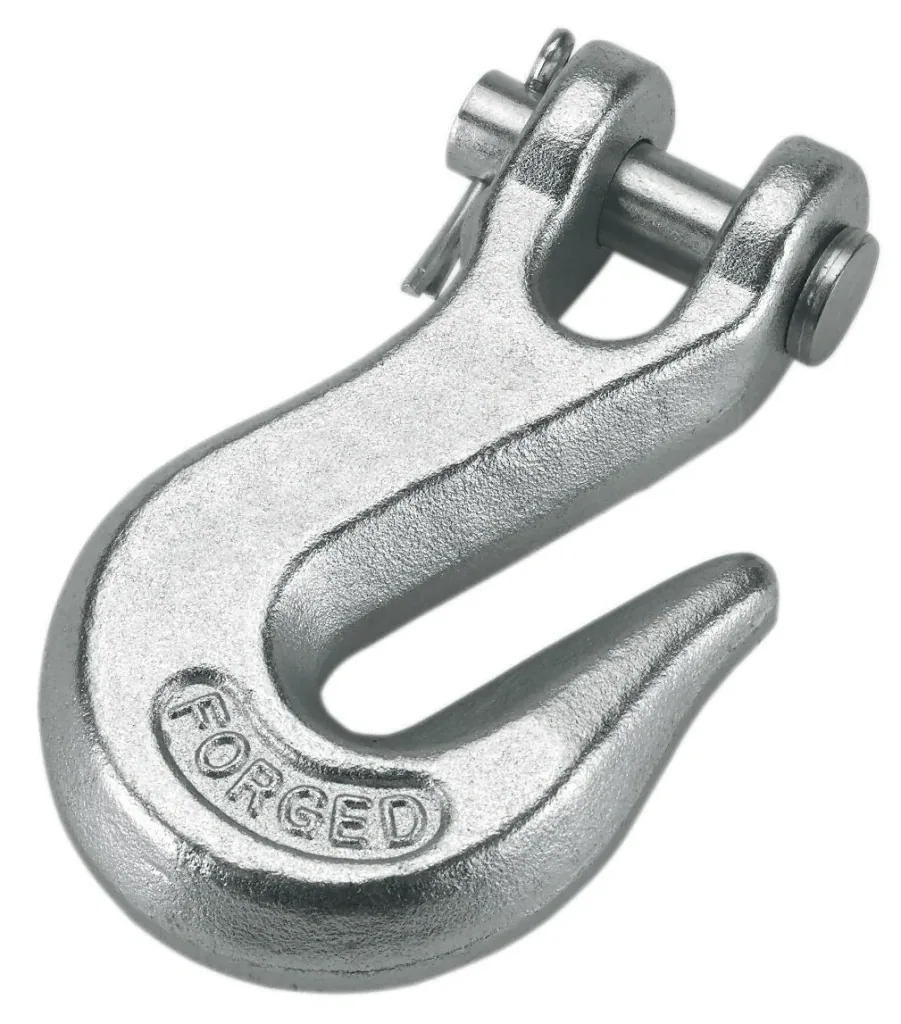 Parallel hook with fork, 8mm