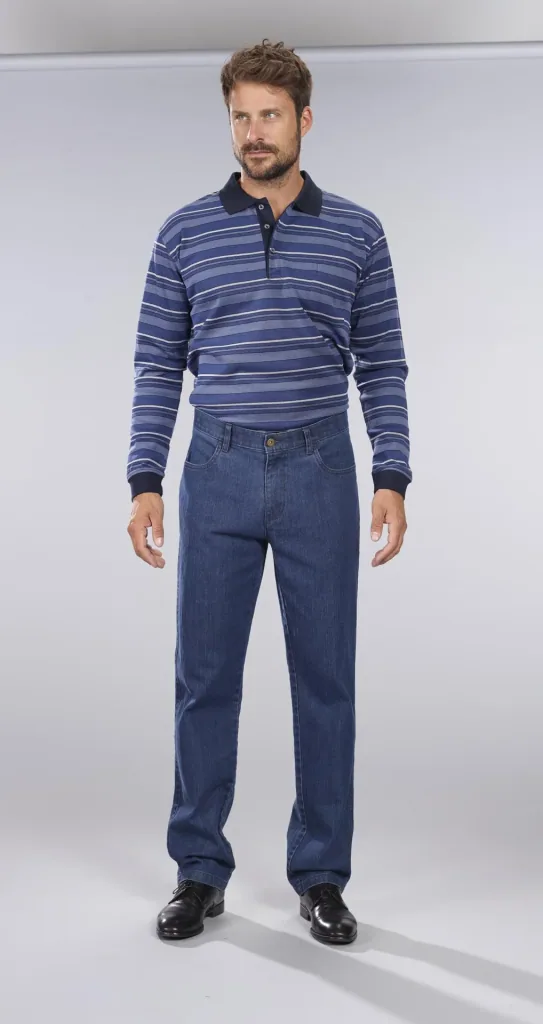 Comfort jeans, color bluestone, size 52