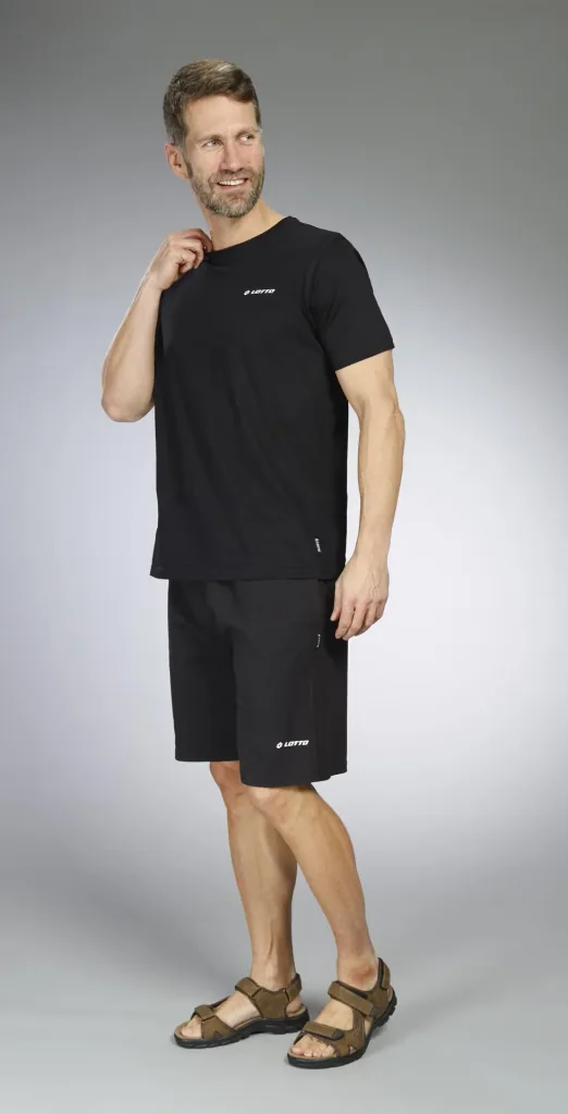 T-shirts in a double pack, color black, size M