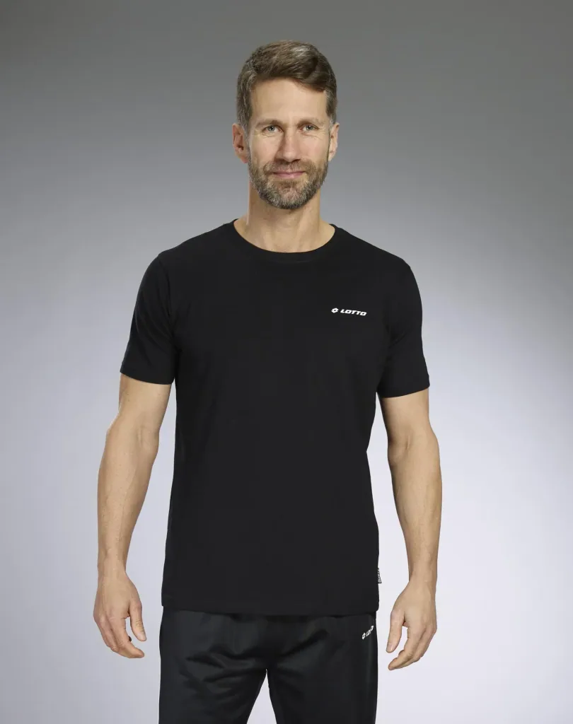 T-shirts in a double pack, color black, size M