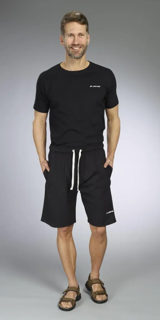 T-shirts in a double pack, color black, size M