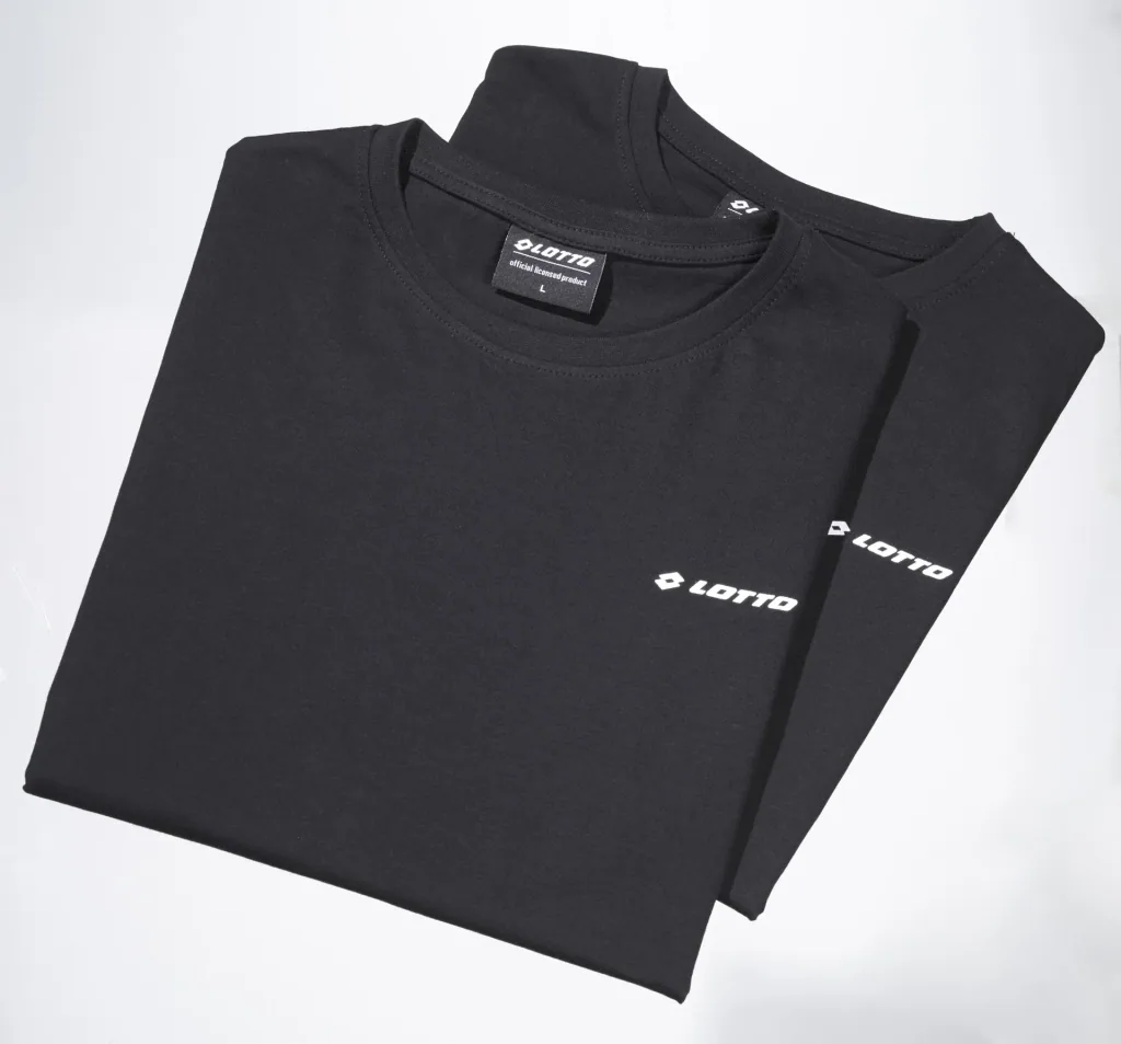 T-shirts in a double pack, color black, size M