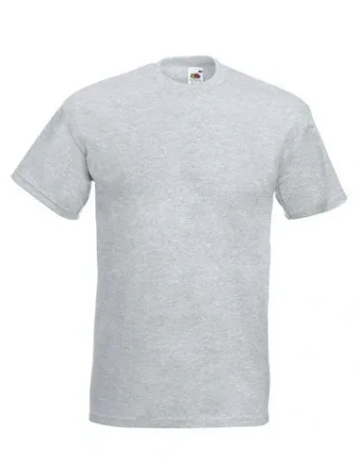 T-shirt with round neck, color ash grey size L