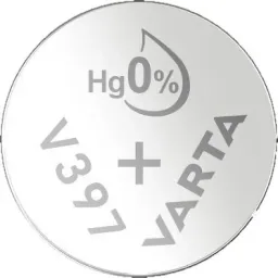 Silver oxide button cell V396 / V397 / SR59, 1.55 Volt - 1 piece