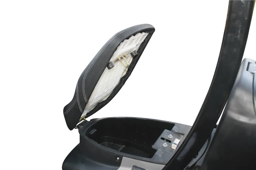 E-compact scooter "Lucca Duo", 25 km/h, silver