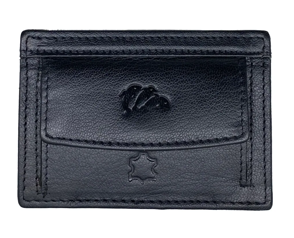 Credit card wallet "Push & Pull", black