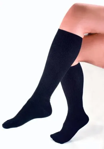 Support knee highs, beige, size 42/43