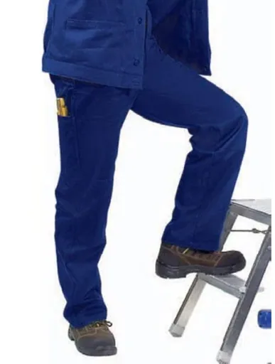 Work trousers, hydron blue, size 106