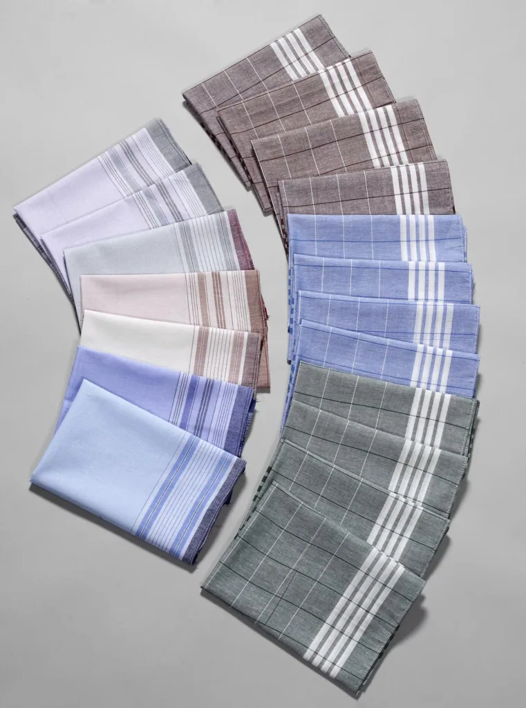 Handkerchiefs, 41 x 41 cm, set of 12