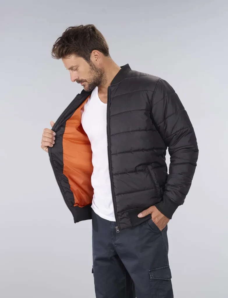 Bomber jacket AF1, color black, size L