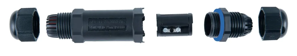 3-pin cable connector with protection class IP68