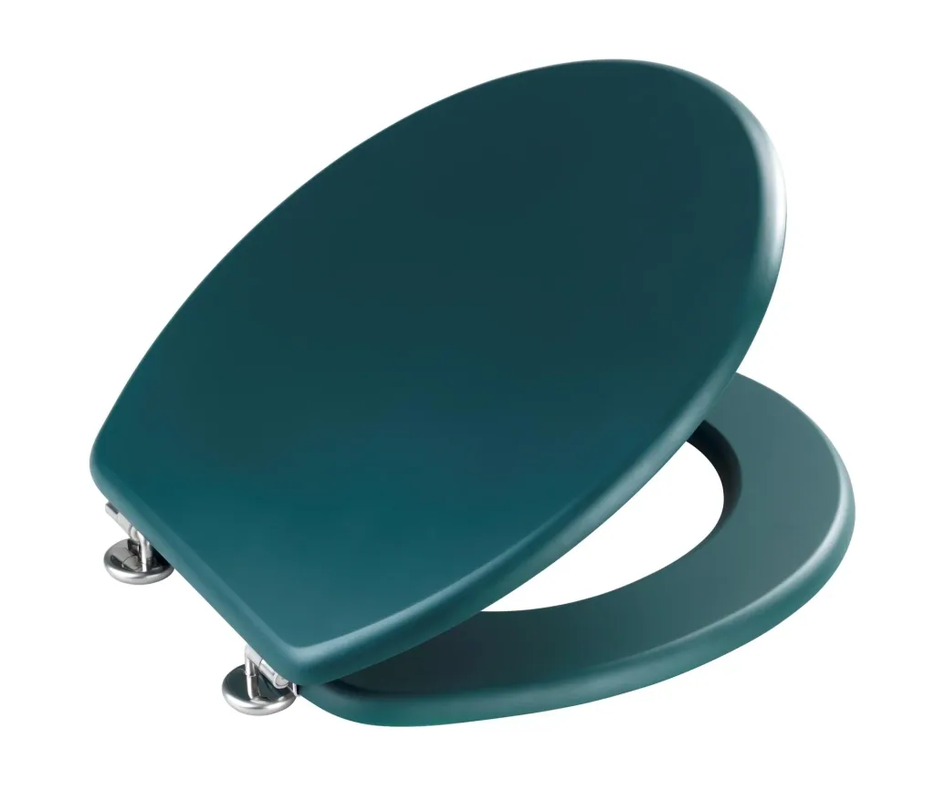 Toilet seat "Prima", dark green matt, MDF