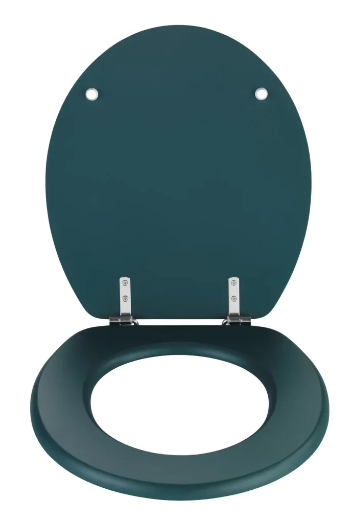 Toilet seat "Prima", dark green matt, MDF
