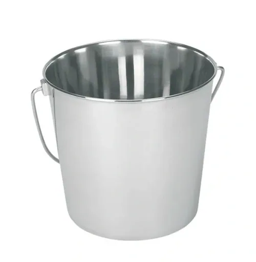 Stainless steel bucket 8.5 l, 22 cm high