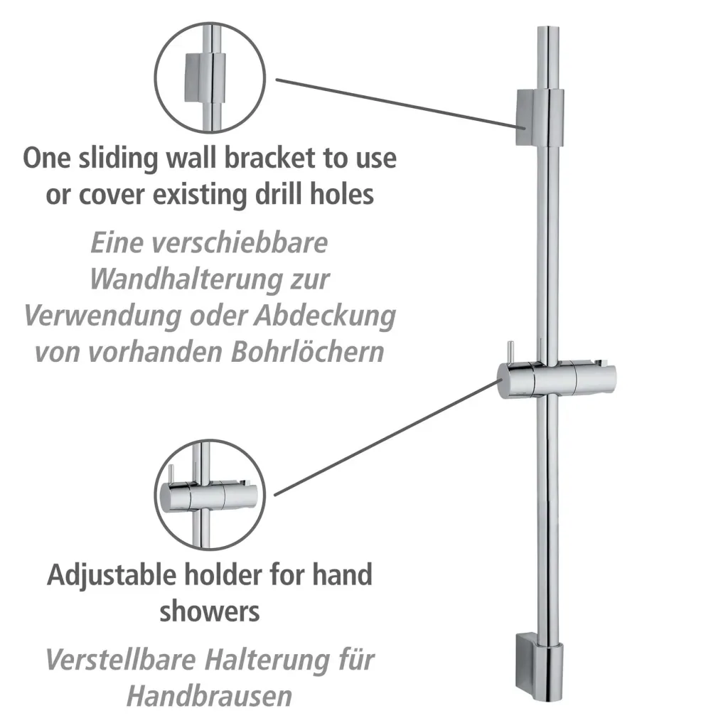 Duschstange Classic Chrom 70 cm