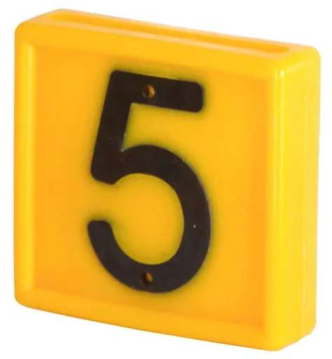 Number pad 5 for marking tapes
