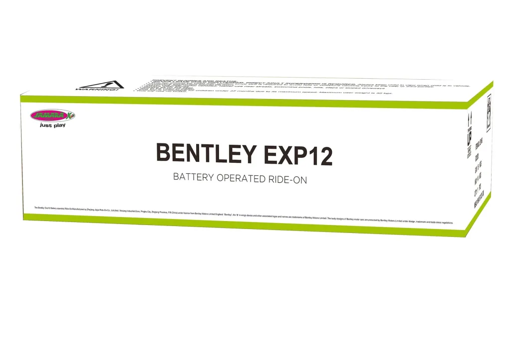 Ride-on Bentley EXP12 for children, 12 Volt, white