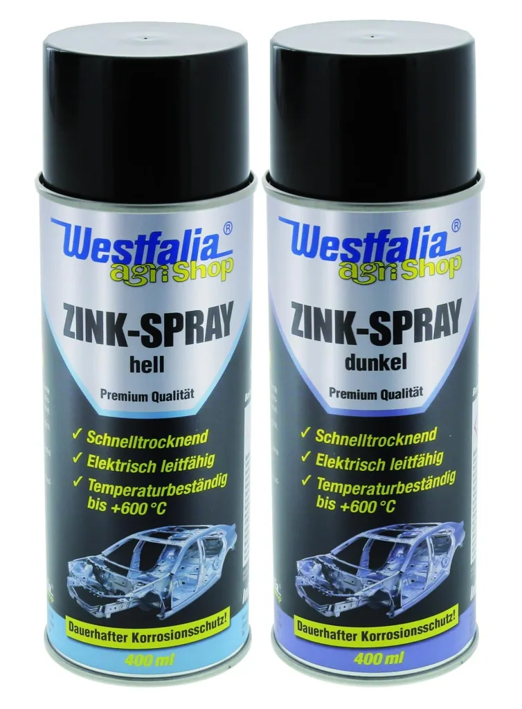 Zinc spray, dark, 400 ml