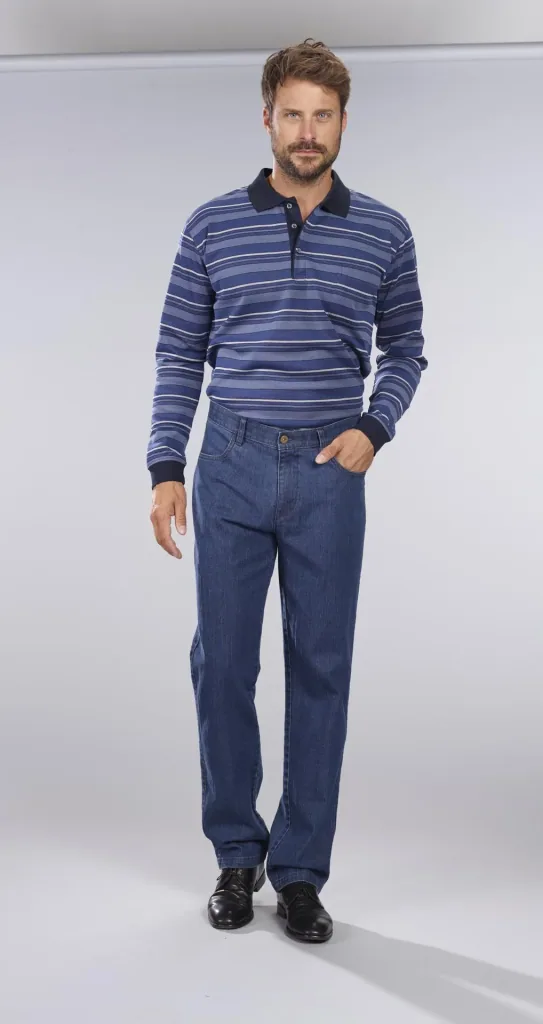 Comfort jeans, color bluestone, size 56