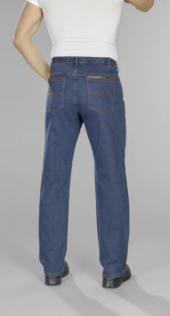 Extra-light travel jeans, color blue stone, size 30