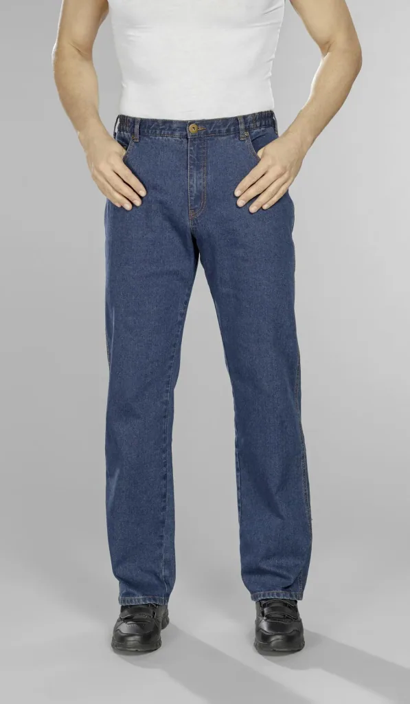 Extra-light travel jeans, color blue stone, size 30