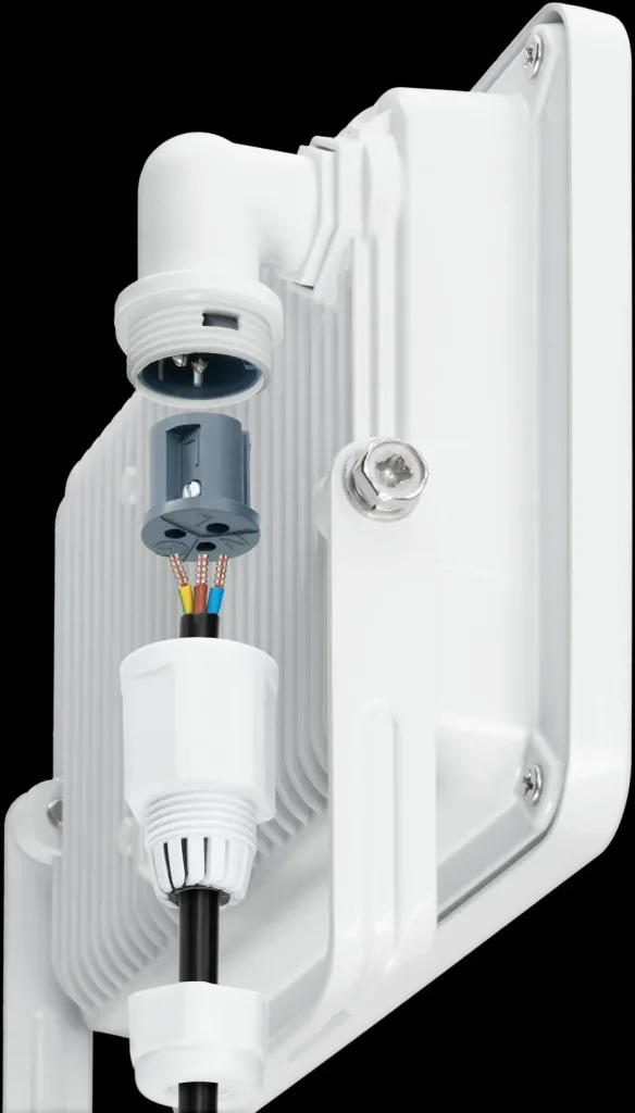 LED outdoor spotlight with motion detector white, 10 watts - 850 lumens