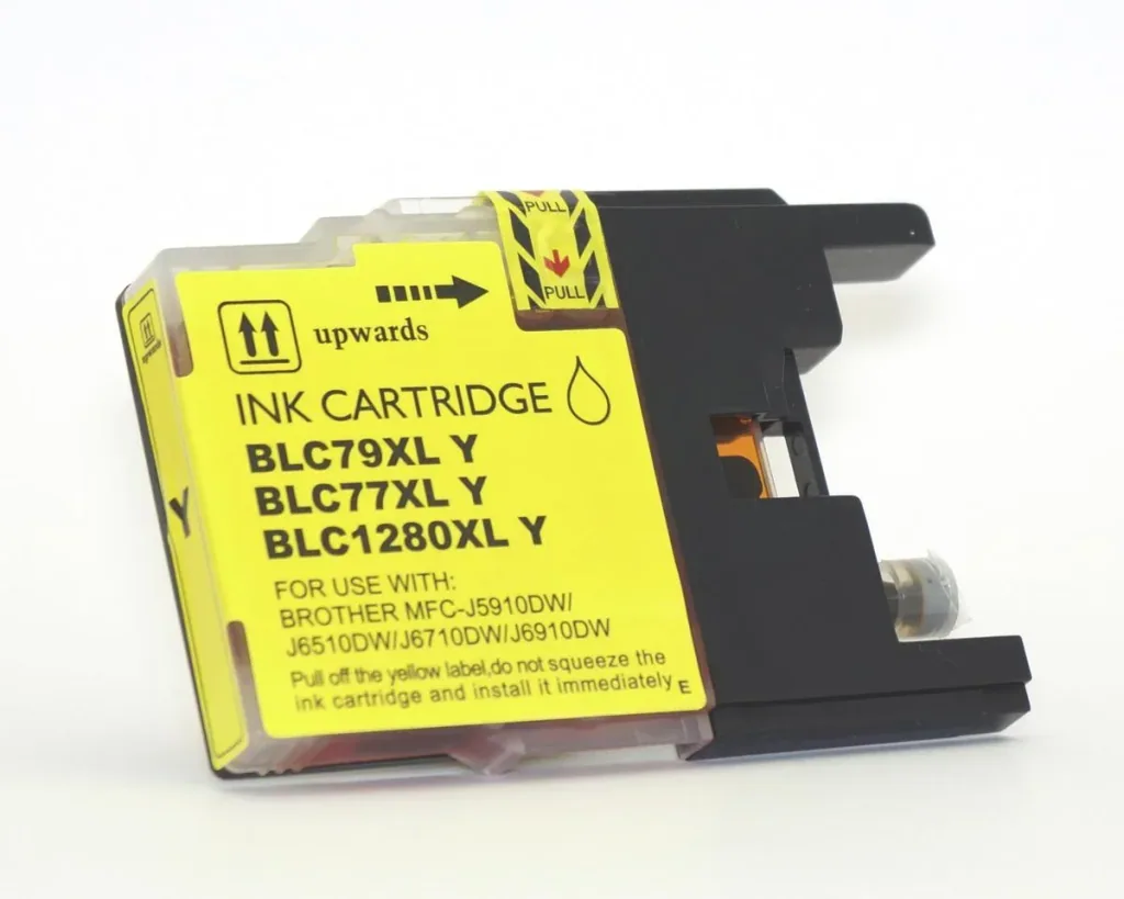 Printer cartridge for Brother LC1240Y01 yellow