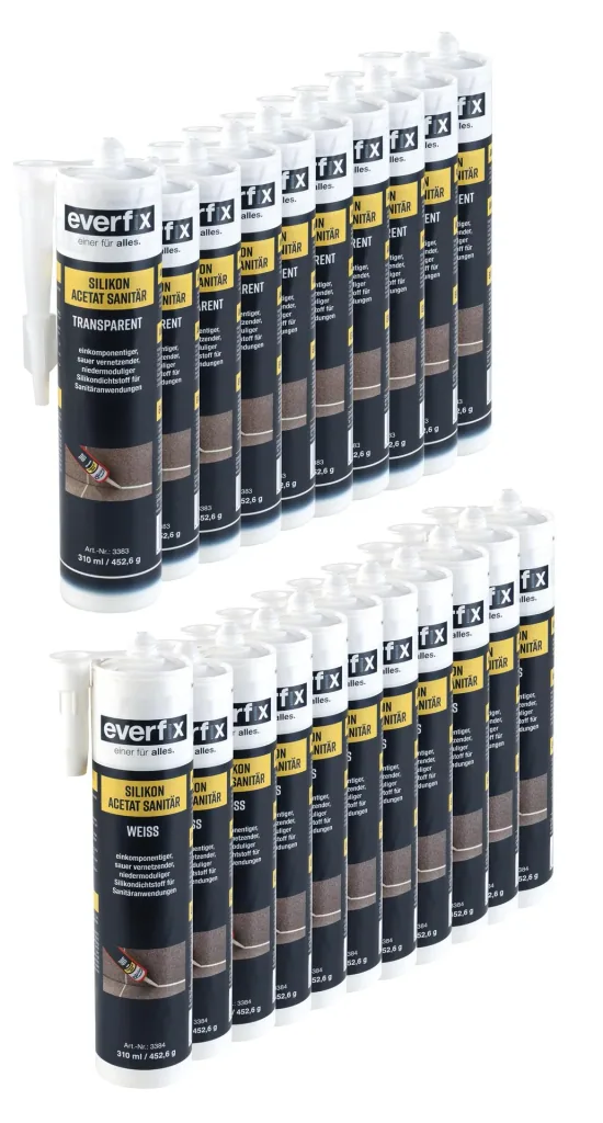 Silicone transparent in a set of 20 pieces