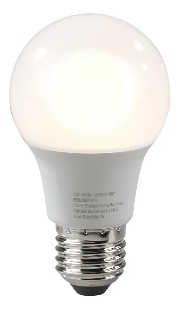 LED lamp 8W, E27, 806lm, warm white - 10 pieces