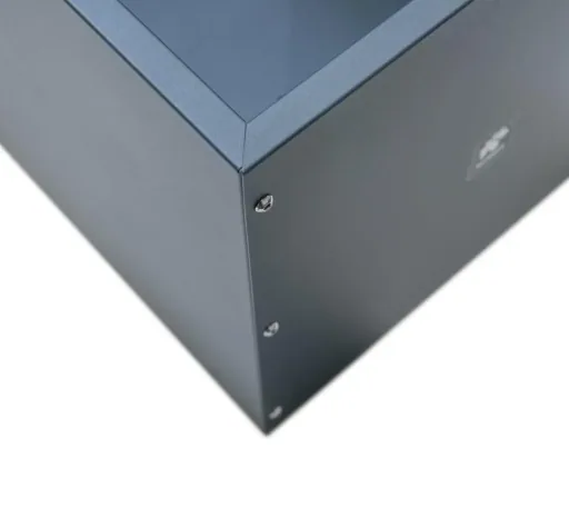 Herstera Garden Jardinière Cube 100×50×50 cm Anthracite – Carré potager en acier pour jardin & terrasse