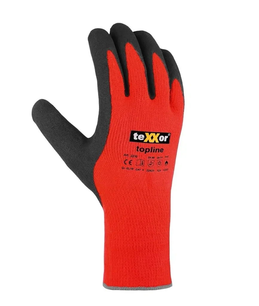 Winter gloves topline polyacrylic, size 8