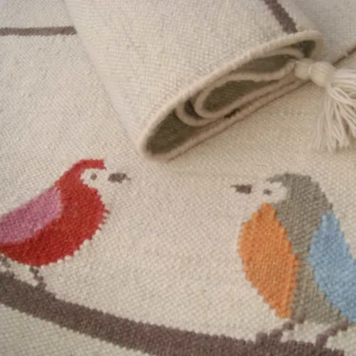Art for Kids Tapis pour enfants Oiseaux, Taille: 140 x 200 cm