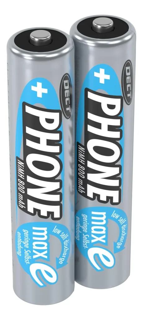 Phone NiMH Micro (AAA) battery with 800 mAh and maxE technology - 2 pieces