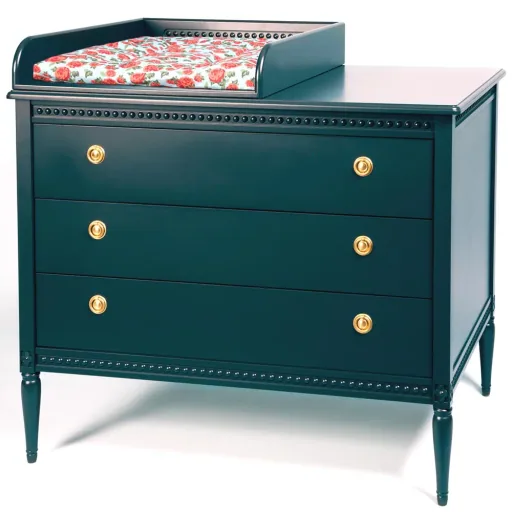 Gustavienne Commode vert foncé