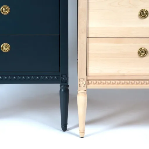 Gustavienne Commode vert foncé
