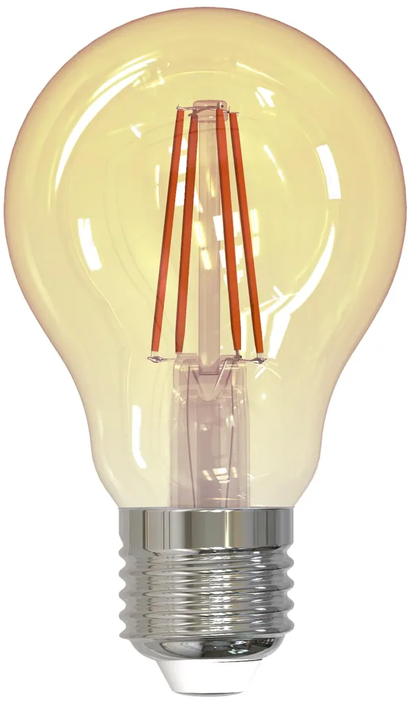 LED retro decorative lamp gold with 4.5 watts, E27, 1800 Kelvin