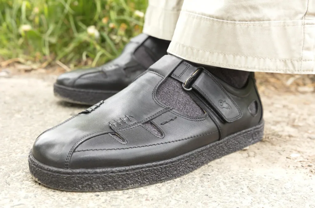 Sandales de loisirs en cuir véritable, taille 45