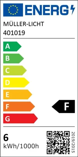 LED lamp in candle shape with 4.5 watts, E14